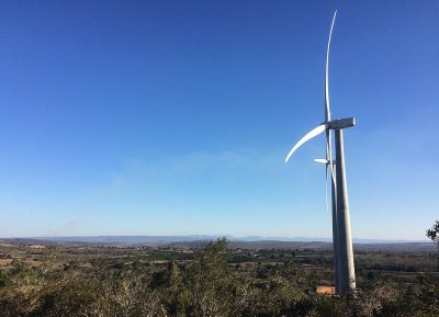 Parque eólico da EDF no interior da Bahia: grupo francês já